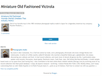 Tablet Screenshot of miniature-old-fashioned-victrola.blogspot.com