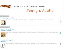 Tablet Screenshot of librosdelzorrorojo-jovenes-english.blogspot.com