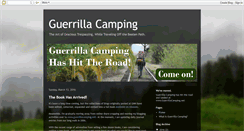 Desktop Screenshot of guerrillacamping.blogspot.com