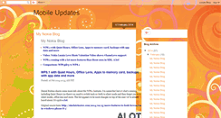 Desktop Screenshot of hotmobileupdates.blogspot.com