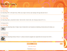 Tablet Screenshot of hotmobileupdates.blogspot.com