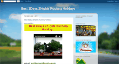 Desktop Screenshot of best3days2nightskuchingholidays.blogspot.com
