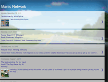 Tablet Screenshot of manicnetwork.blogspot.com