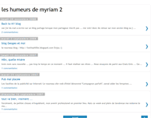 Tablet Screenshot of leshumeursdemyriam.blogspot.com