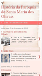 Mobile Screenshot of historia-paroquiasantamariaolivais.blogspot.com