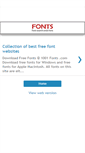 Mobile Screenshot of download-free-font.blogspot.com