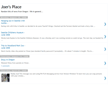 Tablet Screenshot of joersplace.blogspot.com
