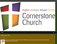 Tablet Screenshot of cornerstoneefc.blogspot.com