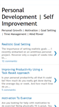 Mobile Screenshot of personaldevelopmentselfhelp.blogspot.com