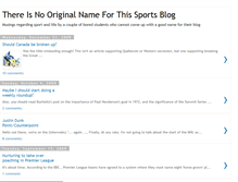 Tablet Screenshot of notoriginalsportsblog.blogspot.com