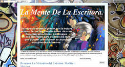 Desktop Screenshot of lamentedellaescritora.blogspot.com