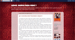 Desktop Screenshot of amorvamosparaonde.blogspot.com