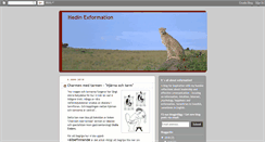 Desktop Screenshot of hedinexformation.blogspot.com