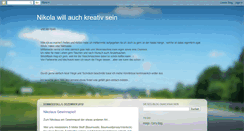 Desktop Screenshot of nikolawillauchkreativsein.blogspot.com