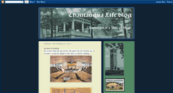 Desktop Screenshot of chautauqualife.blogspot.com