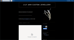 Desktop Screenshot of lilyanncustomjewellery.blogspot.com