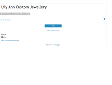 Tablet Screenshot of lilyanncustomjewellery.blogspot.com