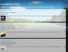 Tablet Screenshot of householdofgodandfaith.blogspot.com
