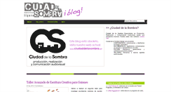 Desktop Screenshot of ciudaddelasombra.blogspot.com