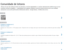 Tablet Screenshot of comunidadedeleitura.blogspot.com