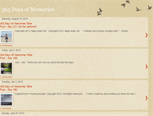 Tablet Screenshot of 365daysayearofmemories.blogspot.com