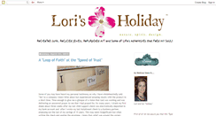 Desktop Screenshot of lorisholidaynews.blogspot.com