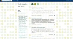 Desktop Screenshot of craftsupplydepot.blogspot.com