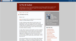 Desktop Screenshot of foudelaplace.blogspot.com