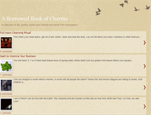 Tablet Screenshot of bookofcharms.blogspot.com