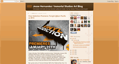 Desktop Screenshot of immortalstudios.blogspot.com