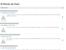 Tablet Screenshot of elrincondechari.blogspot.com