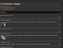 Tablet Screenshot of amontanhamagica.blogspot.com