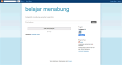 Desktop Screenshot of belajarmenabung-fenz.blogspot.com