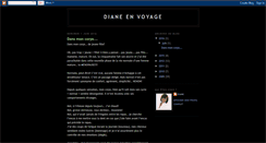 Desktop Screenshot of dianeenvoyage.blogspot.com