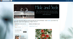Desktop Screenshot of hideandseekadventures.blogspot.com