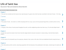 Tablet Screenshot of lifeofsaintissa.blogspot.com
