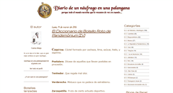 Desktop Screenshot of diariodeunnaufragoenunapalangana.blogspot.com