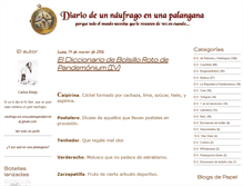 Tablet Screenshot of diariodeunnaufragoenunapalangana.blogspot.com