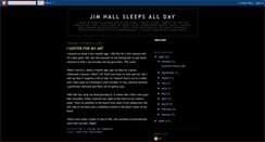 Desktop Screenshot of jimhallsleepsallday.blogspot.com