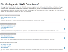 Tablet Screenshot of nwo-satanismus.blogspot.com