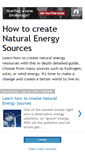Mobile Screenshot of natural-energy-sources.blogspot.com