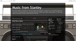 Desktop Screenshot of musicfromstanley.blogspot.com