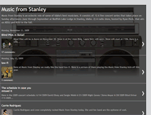 Tablet Screenshot of musicfromstanley.blogspot.com