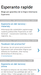 Mobile Screenshot of esperantorapide.blogspot.com