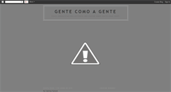 Desktop Screenshot of gentecomoa-gente.blogspot.com