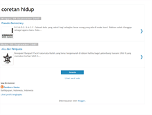 Tablet Screenshot of coretan-lukman.blogspot.com