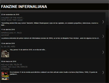 Tablet Screenshot of infernalianablog.blogspot.com