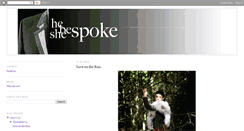 Desktop Screenshot of hespokeshespokebespoke.blogspot.com