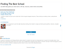 Tablet Screenshot of findingthebestschool.blogspot.com