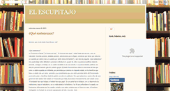 Desktop Screenshot of elescupitajo.blogspot.com